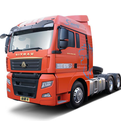 Хорошая цена. 41-50 т. Грузоподъемность 80 км/ч Макс. Скорость Sitrak G7S трактор для машиностроительного транспортного средства онлайн