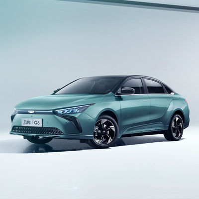 Хорошая цена. 480 км дальность 2023 EV Электрический автомобиль Геометрия G6 Дизайн батарея Энергия Авто 4-дверный 5-местный корпус Структура онлайн