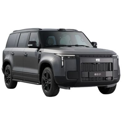 Хорошая цена. Гибридное топливо Jishi 01 2023 Многофункциональная 7-местная версия Энергетические транспортные средства Средний большой внедорожник Максимальная скорость 200 км/ч 2023 REEV Автомобиль онлайн