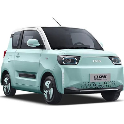 Хорошая цена. 120 км Чистый электрический Beiqi Baw Yuanbao Pony 4-местный Mini Ev для взрослых Энергетические транспортные средства Умный RHD электрический автомобиль колесная база 2050 онлайн