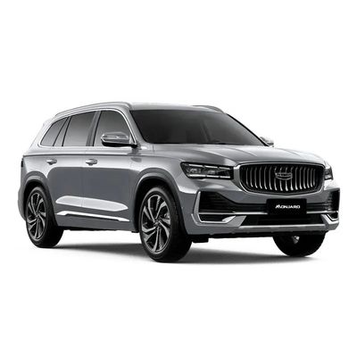 Хорошая цена. Geely Monjaro 2024 Модель бензинового автомобиля 2.0T 238HP L4 с металлическим крышным стойкой и передней дисковой задней дисковой тормозной системой онлайн