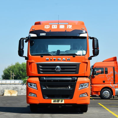 Хорошая цена. Sinotruk SITRAK CNG C7H Подержанный трактор Прицеп головка грузовик 6x4 380hp 120 M 3 завеса грузовик Тяжелый грузовик без сенсорного экрана онлайн