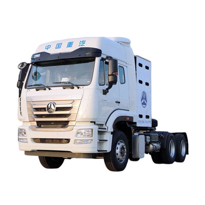 Хорошая цена. 430hp 6x4 HOWO CNG/LNG трактор грузовик газовый трактор головка для портовой транспортировки ABS антиблокировочная тормозная система защищена онлайн