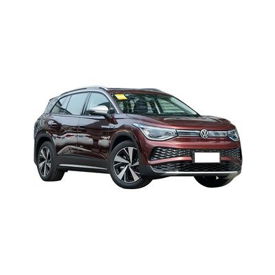 Хорошая цена. Маленькое электромобиль Vw ID6 2023 EV RHD Автомобиль с 7-местным электрическим внедорожником и тернарным литийным аккумулятором в белом экстерионе онлайн